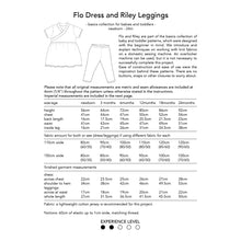 Load image into Gallery viewer, flo dress and riley leggings sewing pattern for babies and toddlers by dhurata davies