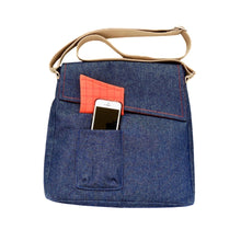 Load image into Gallery viewer, The Almost Square Bag, digital PDF sewing pattern for a messenger style bag