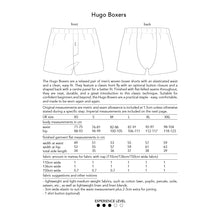 Load image into Gallery viewer, Hugo Boxers sewing pattern - men's clothing pattern, PDF, sizes XS-XXL