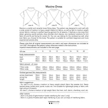Load image into Gallery viewer, Maxine Dress, digital sewing pattern, size 6-20UK