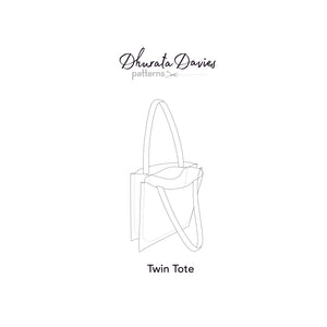 Twin Tote - PDF sewing pattern by Dhurata Davies