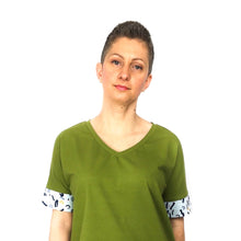 Load image into Gallery viewer, Cora Tee, digital sewing pattern, size 6-20UK, by Dhurata Davies