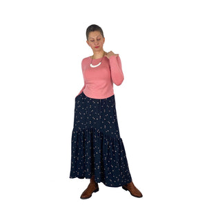 Olive Skirt sewing pattern by Dhurata Davies, printed pattern, sizes 4-24UK